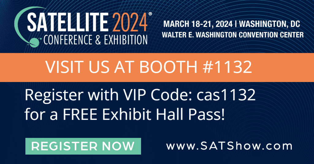 Satellite 2024 Conference & Exhibition March 18-21, 2024 Washington, DC Walter E. Washington Convention Center
